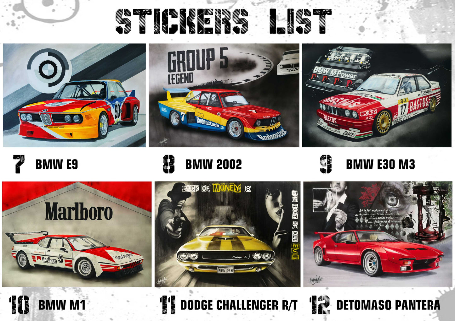 Stickers Art Cars